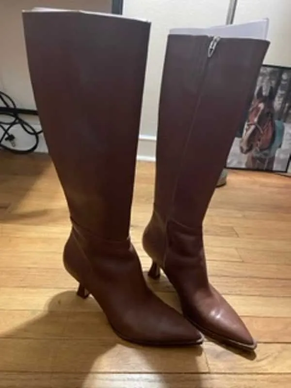 AUGGIE BOOTS CHOCOLATE LEATHER - re:vita
