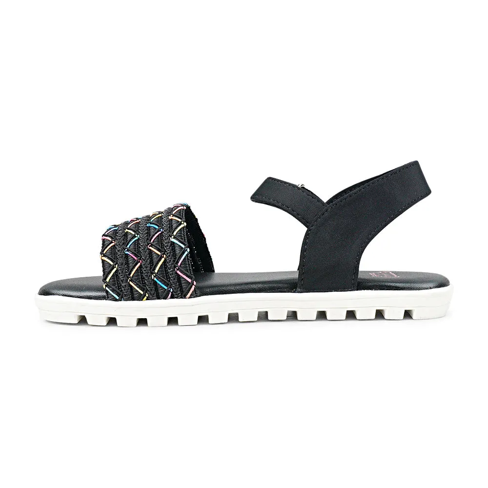 BubbleGummers SILVIA Belt Flat Sandal for Little Girls