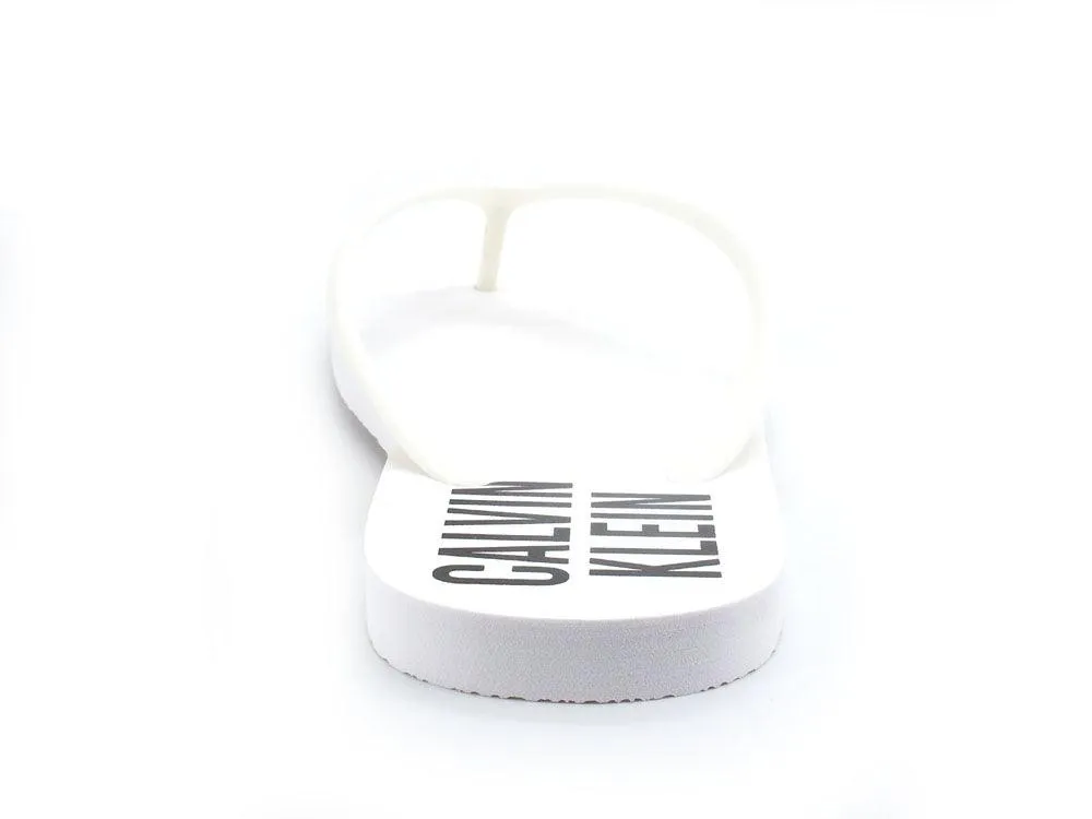 CALVIN KLEIN Intense Power Flip Flop Ciabatta Infradito White Bianco HM0HM00545