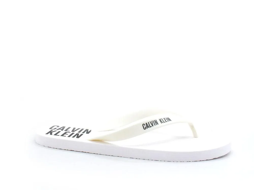 CALVIN KLEIN Intense Power Flip Flop Ciabatta Infradito White Bianco HM0HM00545
