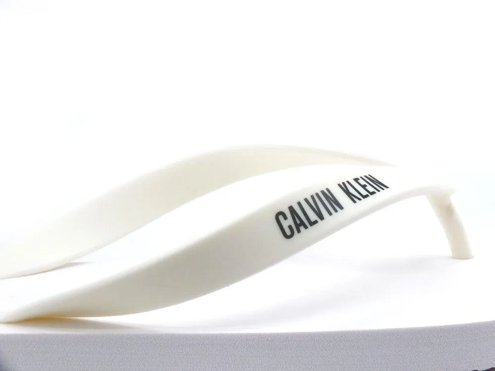 CALVIN KLEIN Intense Power Flip Flop Ciabatta Infradito White Bianco HM0HM00545
