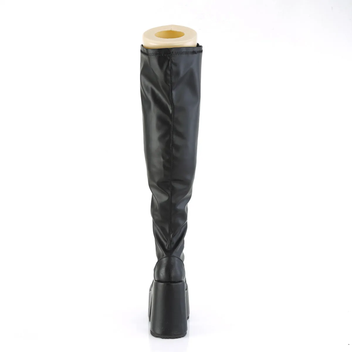 CAMEL-300WC Demoniacult Alternative Footwear Women's Over-the-Knee Boots