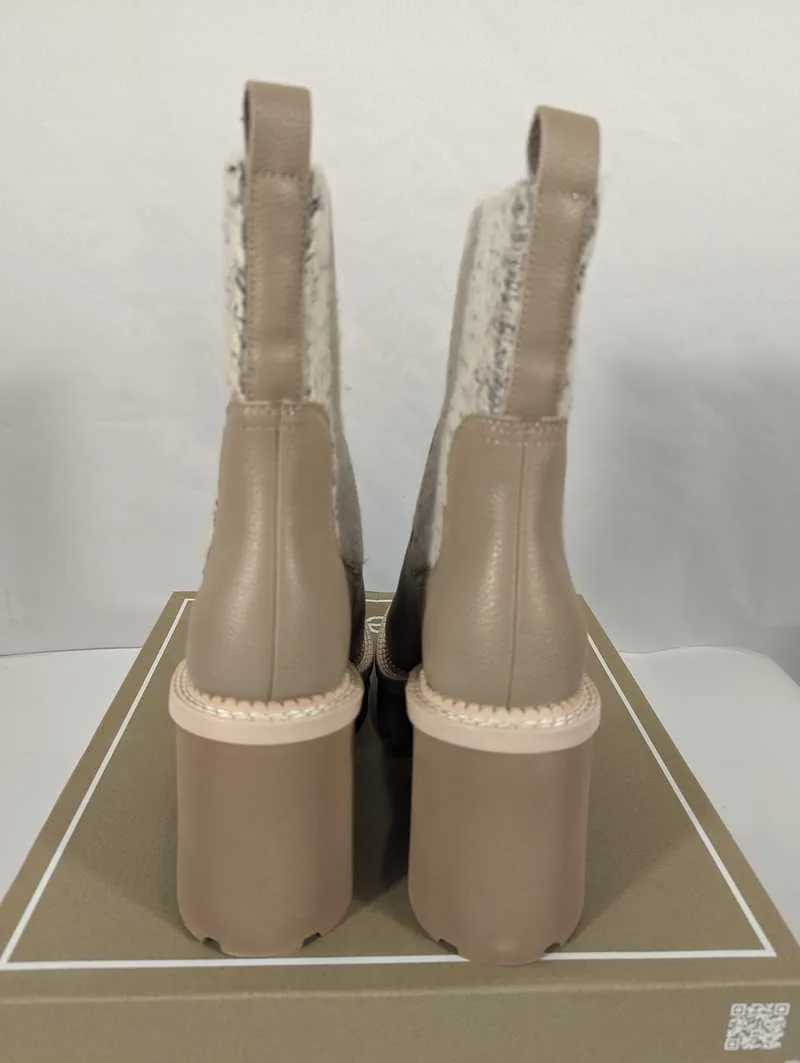 DRAGO BOOTS TAUPE LEATHER - re:vita