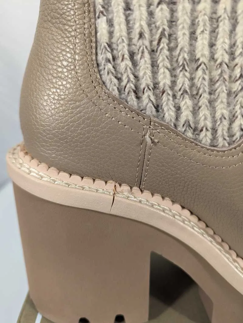DRAGO BOOTS TAUPE LEATHER - re:vita