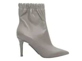 Grey Gianvito Rossi Alina Pointed-Toe Ankle Boots Size 39