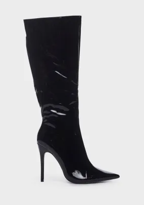 Horizon Patent Knee High Boots