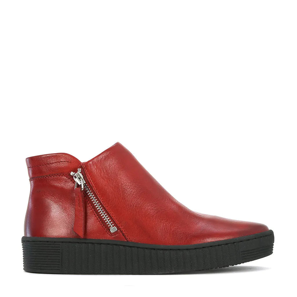 Jovia Flat Ankle Boots
