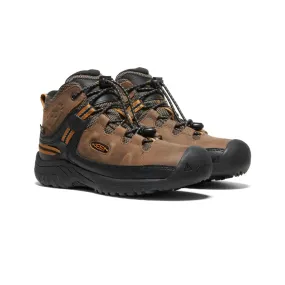 Keen "Big Kids" Targhee Youth Hiking Boots - Dark Earth/Golden Brown
