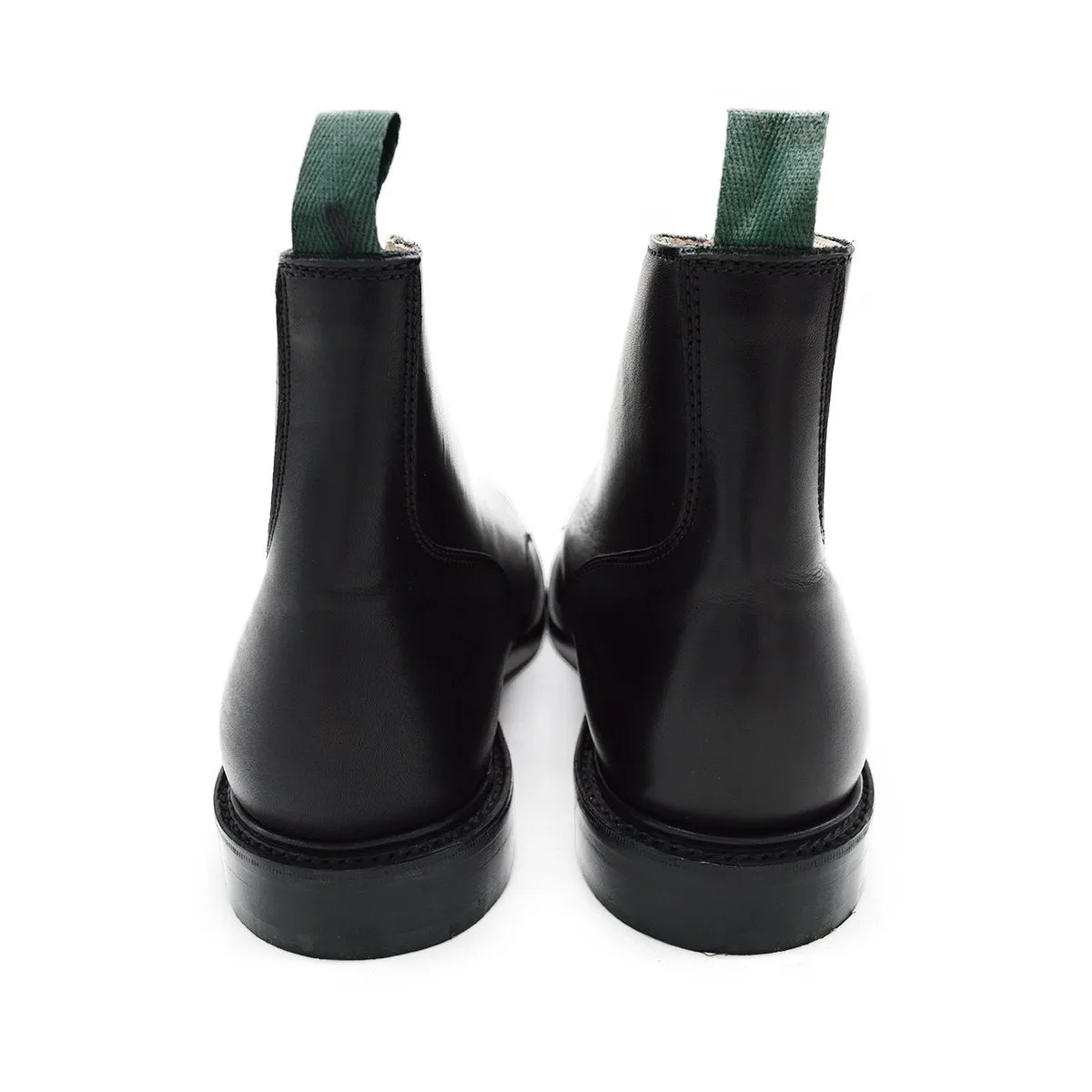 Classic Black Derby Boots with Double Leather Sole by NPS GLADSTONE