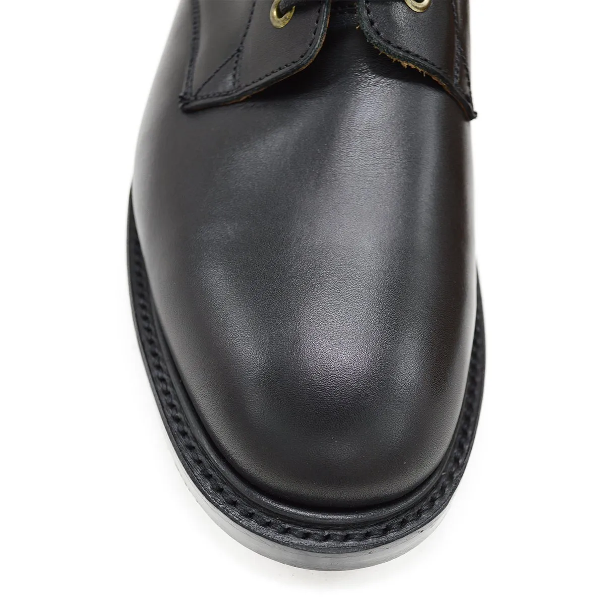 Classic Black Derby Boots with Double Leather Sole by NPS GLADSTONE