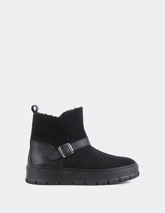 Plorin Black Suede