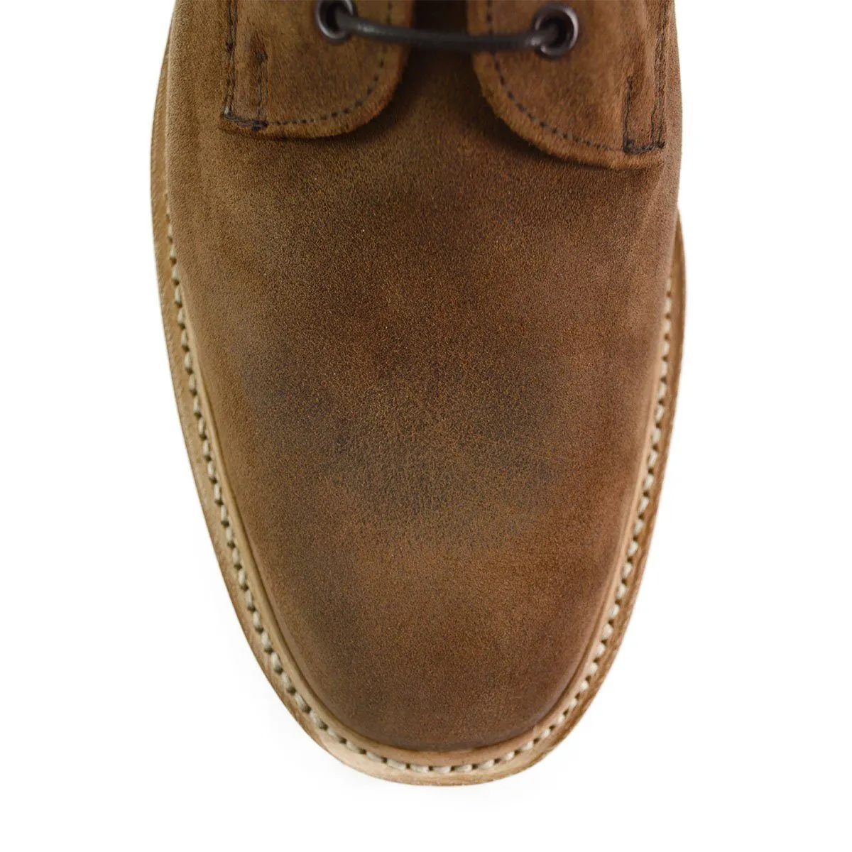 Curtis Derby Boot by Sanders in Snuff Waxy Finish - High Quality and Durable