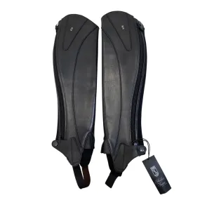 Tredstep 'Medici Vogue' Half Chaps in Black - Calf 13 Height 17 (Slim/Tall)